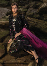 Flow by Crimson Embroidered Lawn Suits Unstitched 3 Piece - CSS25FL 4B BLOOM BOLD